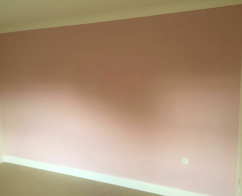 Clean Painted Faeture Wall