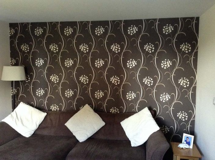 Feature wall in Bridgwater